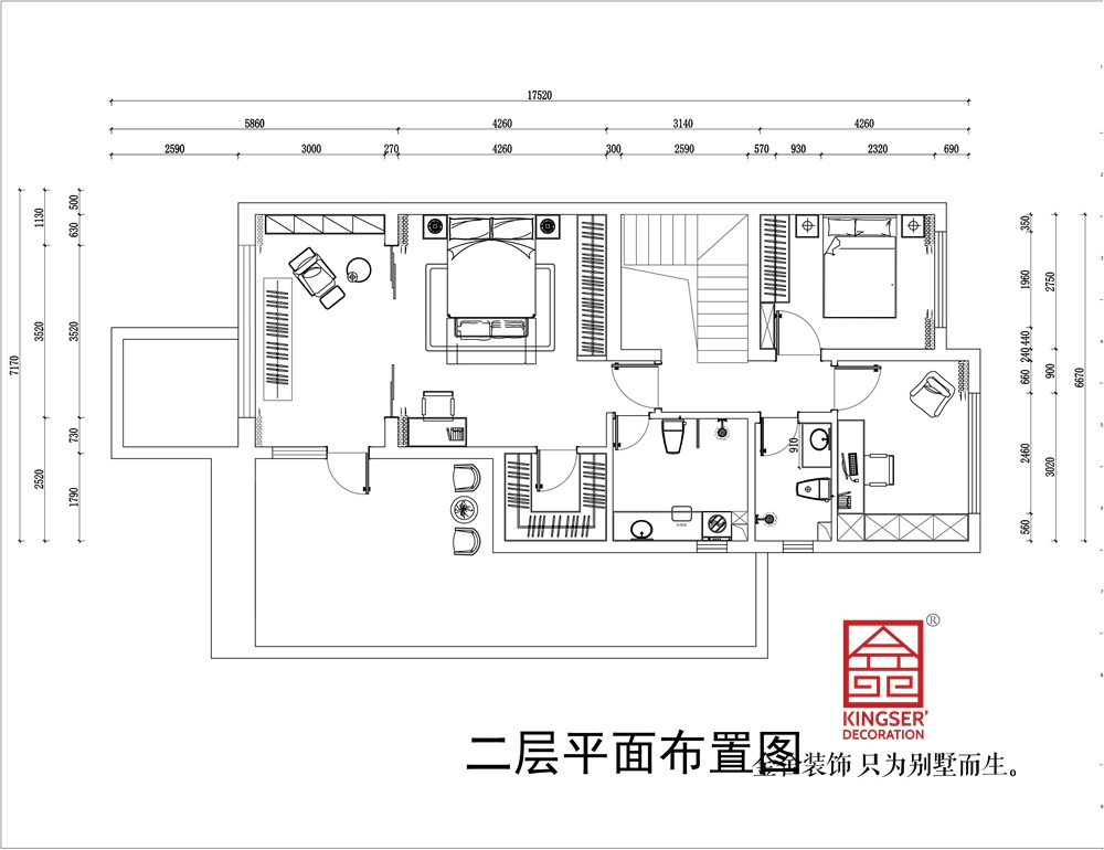 金碧天下334平米現代輕奢風格裝修戶型解析